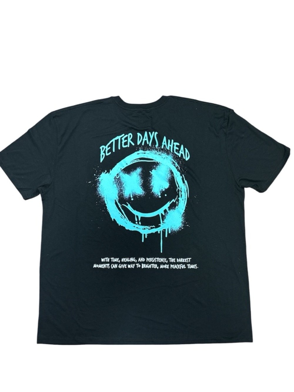 CVLA Streetwear Better Days Ahead Black Shirt Size: 3XL NWOT